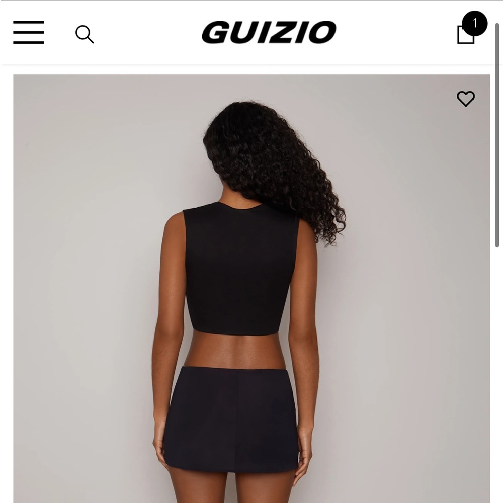 Danielle Guzio Micro Mini Stretch Skirt